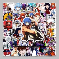 50 Sheets Evangelion Graffiti Stickers Luggage Scooter Computer Tablet Cartoon Decorative Stickers