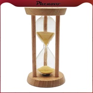 [Phenovo] 10 Min Wooden Yellow Sand Timer Hourglass for Kid Reading Game Playing Timer