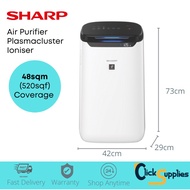 SHARP Air Purifier with Ioniser range 48sqm / 520sqf for Living Room Deodorization, HEPA Filter