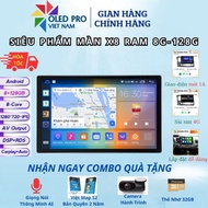 Trendy android car screen X8 Pro Ram 8G Rom 128G with pre-installed map vietmap s2, vietmap s2, uses