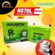 65D26R 65D26L NS70 NS70L D26R D26L Amaron FLO | Car Battery Bateri Kereta | Proton Wira Waja Mistubi