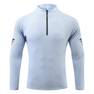 Men's Gym Compression Shirt Male Rashgard Fiess Long Sleeves Running Clothes Homme Tshirt Football Jersey Sportswear Dry