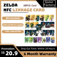 SG Stock 38Pcs The Legend of Zelda Tears of the Kingdom Switch Amiibo NFC Linkage Card