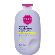 eos Shea Better Cashmere Body Wash, Vanilla Cashmere, Moisturizing, pH Balanced Body Wash, Creamy Ge