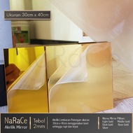 Acrylic Mirror Sheet Gold, Silver, Rose Gold 2mm Thick Size 30x40cm, Acrylic Sheet