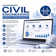 Civil Engineering Bundle Engineering Design Excel Spreadsheets Exclusive Set