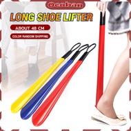 Ocoban Professional long Shoe Lifter 48cm Shoe Horns Plastic Shoe Horn Spoon Shape Shoe horn