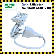 2pin 1.5Meter AC Power Cable Cord / Power Cable