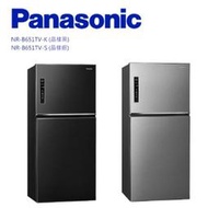 Panasonic 國際牌 650L 雙門變頻電冰箱 NR-B651TV-S/K（晶漾銀/黑）