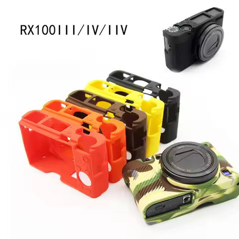 Soft Silicone Camera Protector Case Rubber Body Cover Bag Skin For Sony RX100 III RX100 IV RX100 V V