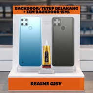 BACKDOOR/ BACK COVER + BACKDOOR GLUE 15ML FOR REALME C25Y
