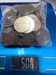 外國硬幣 1000g 一袋 （900g再送100g其他雜幣）