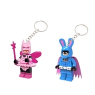 Compatible Lego Batman Series Keychain School Bag Pendant  Couple Matching Building Block Toy Small 