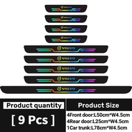 Volvo Colorful Reflective Laser Car Door Sticker Protector Auto Threshold Strips Rear Trunk Anti-Scr