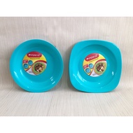 9 inch round plastic plate 9 inch square plastic plate/ dinner plate/ colored plate/ plastic plate/