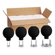 4 Pcs Anti Cellulite Suction Cup Ventosa Silicone Ball Glasses Jar Vacuum Cupping Set Cans Body Fac