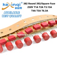 (20pcs) 382 Round 392 Square Fuse T1A T2A T3.15A T4A T5A T6.3A 250V Plastic T2A LCD TV Power Board C