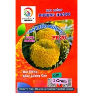 Super Dwarf Marigold Mini PH20 Lemon Yellow Phoenix Seeds