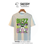 TOY STORY BUZZ LIGHTYEAR SPACE cartoon T-shirt Comfortable cotton fabric Street vintage clothes
