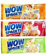 Wow Spageti Instant Carbonara/Bolognese/Aglio Olio 75g-80g Untuk 5PCS