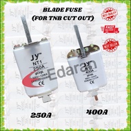 JY / HKW BLADE FUSE / CUT OUT FUSE 120KA - 250A AND 400A