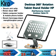 HP Desktop tablet Stand Holder 360 Rotationhp Foldable Aluminum alloy Anti-slip Universal Stand Phon