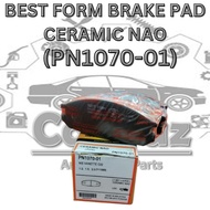 BEST FORM DISC BRAKE PAD CERAMIC NAO (PN1070-01) NISSAN VANETTE C22 FRONT (1 SET/4 PCS)