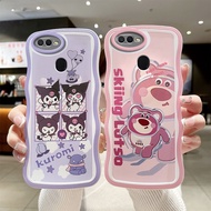 Casing Oppo a5s casing oppo f9 cute oppo f9 pro a12 casing oppo a7 phone Case Cute Cartoon Phone Case Soft Case Wave Frame Clear Phone Case TY