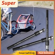 [innersetting.my] Bicycle Trailer Thru Axle Cargo Trailer Kid Trailer Thru Axle Bike Trailer Hitch A