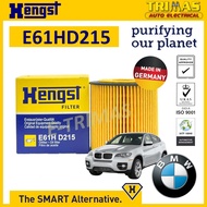 HENGST Oil Filter BMW X6 E71 E72 Engine N54 N55 2007-2014 Penapis Minyak Enjin E61H D215 11 42 7 566