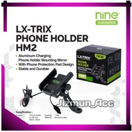 NINE LX-TRIX HM2 MOTORCYCLE MIRROR CELLPHONE HOLDER