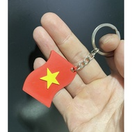 3D Keychain Vietnam Flag Win3D Store Integrated NFC Chip Touch Open Link MXH,SDT