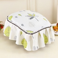 Pastoral oval rice cooker cover multi-functional European-style cover Fabric Lace rice cooker Household cover Cloth Anti-dust cover l24418