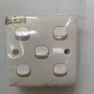 5 gang 1 way switch (SIRIM Approved)
