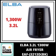 ELBA EAF-J3213D(BK) 3.2L 1300W AIR FRYER WITH COLD BODY TOUCH AND GRIP HANDLE