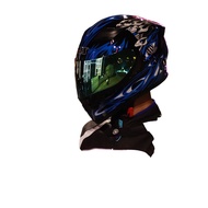 Helmet☢Motorcycle helmet full face electric locomotive four seasons double lens helmet Casco Vespa C