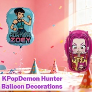 Kpop Demon Hunter Balloon Children's Birthday Party Blowing Decoration Outdoor Atmosphere F1