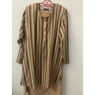 PRELOVED Baju Kurung Munaza (Beige)