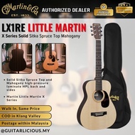 Martin LX1RE Little Martin | X Series | Travel Aco-Elec Guitar | Solid Spruce Top, Rosewood HPL B&S 