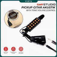 TaffSTUDIO Acoustic Guitar Pickup With Tone Volume Control - P-011
