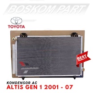 Toyota Altis Gen 1 2001 to 2007 Altis Old Ac Condenser
