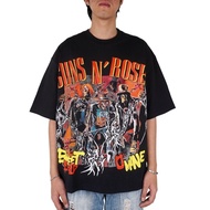 2024 fashion Guns N Roses Sweet Child O Mine Black Oversized T-shirt (microfiber T-shirt) Outdoor T-shirt (ready Stock)