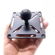 1 inch Ball Head Adapter Aluminum Square Mounting Base 1" Rubber Ballhead Bracket 75x75mm for VESA S
