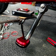 Motorcycle Accessories Parts For LAMBRETTA X300  Aluminum Alloy Kickstand Enlarger Cover Protector f