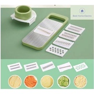 Alat Parutan Sayur Dan Buah 8in1 Vegetable Cutter Pemotong Stainless Steel Multifungsi Slicer ptt