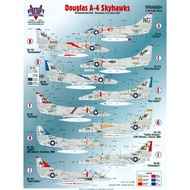 Victory Productions VPD48004 decal 1/48- Douglas A-4C and A-4E/F Skyhawks