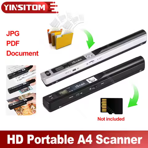 iScan01 Portable A4 Document Reader Scanner 900DPI For Contract Books Office Business Handheld Mobil