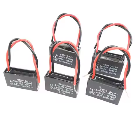 Cbb61 Fan Starting Capacitor 1uf / 1.2uf/1.5uf/1.8uf/2uf/2.2uf/2.5uf/2.7uf/3uf/3.5uf/4uf/4.5uf/5uf/6