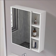 Space aluminum bathroom mirror cabinet independent storage box bathroom cabinet combination bathroom stora