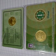 TERBARUU!! Termurah Koin Dinar Sertifikat Peruri Emas Murni 1 Dinar